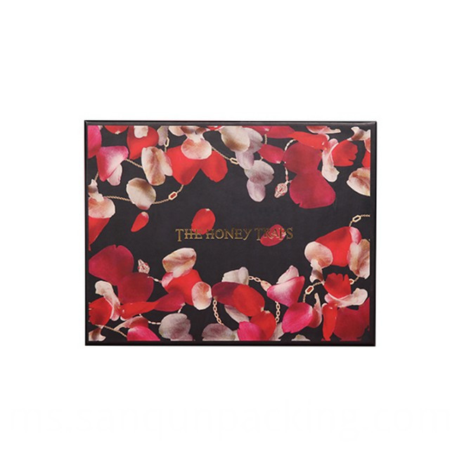 Kotak Kertas Rose Rose Rose Pattern Paper Box